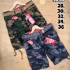 CAMOUFLAGE CARGO LONG SHORTS - Image 3