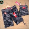 CAMOUFLAGE CARGO LONG SHORTS - Image 4