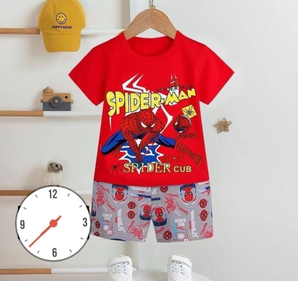KIDS COTTON SHORT SET - Image 2