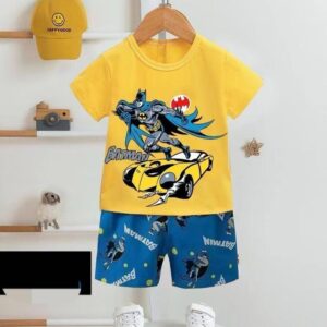 KIDS COTTON SHORT SET