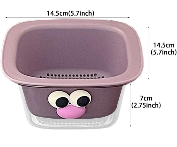 CUTE 2 IN 1 FRUIT BASKET AND STRAINER - Image 3