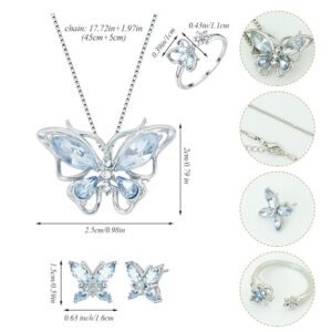 BEAUTIFUL BUTTERFLY NECKLACE SET